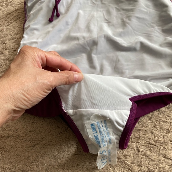 NEW Venus Plum burgundy 1-pc Bathing Swimsuit Plus Size 20 strapped/Strapless - Picture 14 of 16